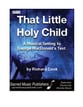 That Little Holy Child SATB choral sheet music cover
